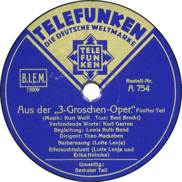 ladda ner album Various - Aus Der 3 Groschen Oper