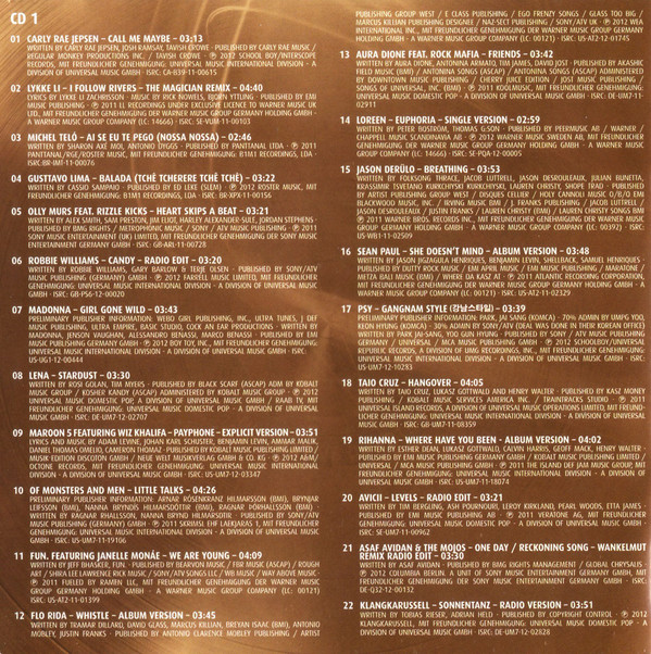 télécharger l'album Various - Die Ultimative Chart Show Die Erfolgreichsten Hits 2012