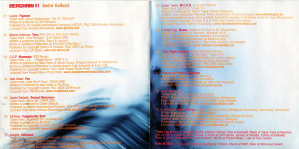 last ned album André Galluzzi - Berghain 01