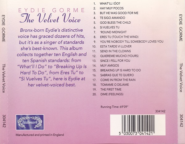 last ned album Eydie Gorme - The Velvet Voice