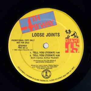Loose Joints - Tell You (Today) album cover