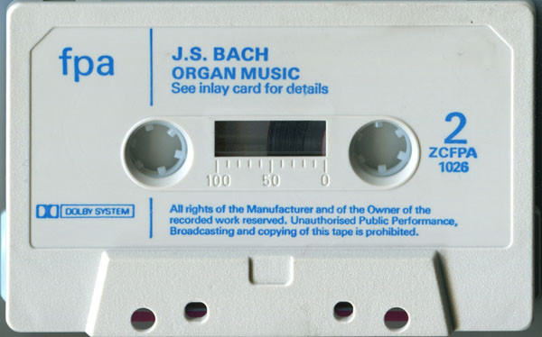 ladda ner album J S Bach - Organ Music