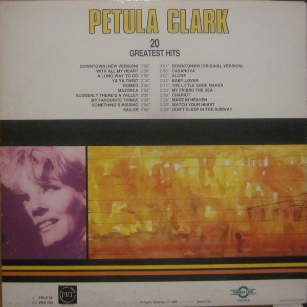 télécharger l'album Petula Clark - 20 Greatest Hits