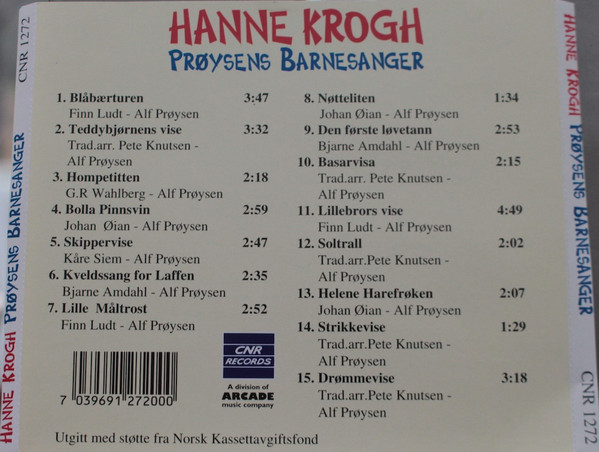 ladda ner album Hanne Krogh - Prøysens Barnesanger
