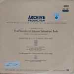 Cover of Overture No. 2 In B Minor, BWV 1067 / Overture No. 3 In D Major, BWV 1068, 1960, Vinyl