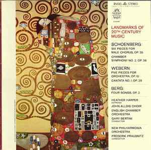 Arnold Schoenberg - Landmarks Of 20th Century Music album cover