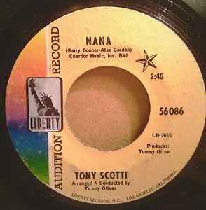 Tony Scotti - Nana /  There, I've Said It Again album cover