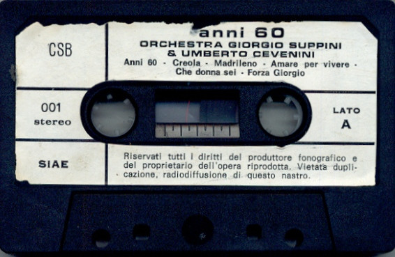 baixar álbum Orchestra Umberto Cevenini & Giorgio Suppini - Anni 60