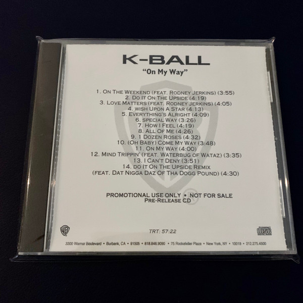本・音楽・ゲームK-Ball On My Way 1997 Promo only Advance