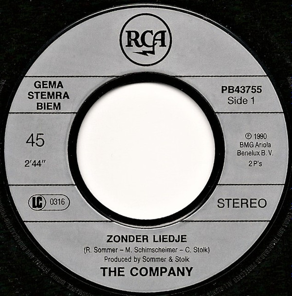 last ned album The Company - Zonder Liedje
