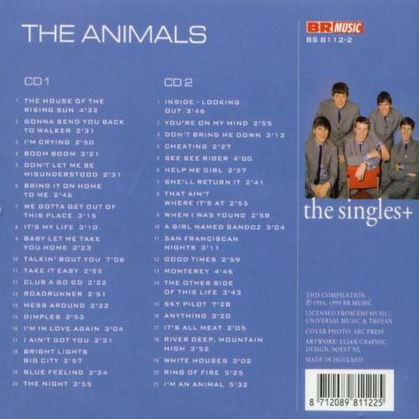 télécharger l'album The Animals - The Singles