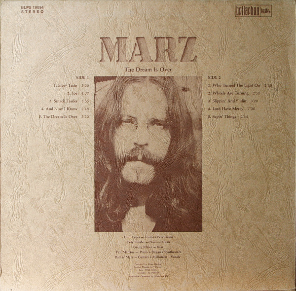 Marz – The Dream Is Over (1972
