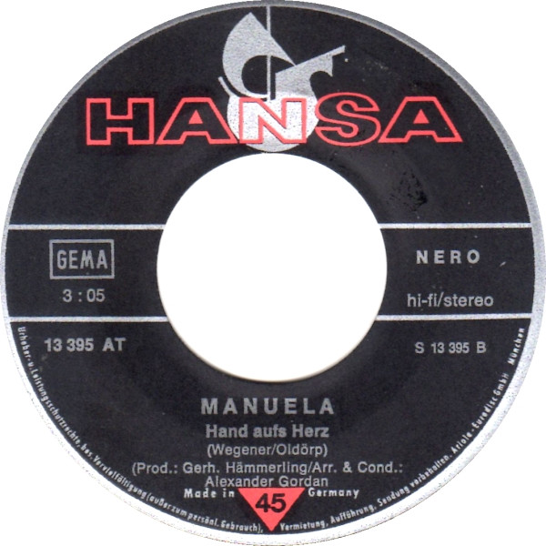 baixar álbum Manuela - Boing Boing Die Liebe Hand Aufs Herz