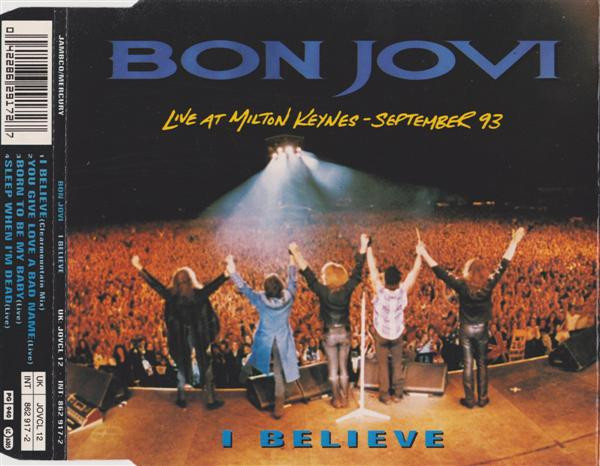 Bon Jovi – I Believe (1993, CD) - Discogs