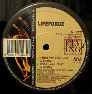 Lifeforce - I Need Your Love