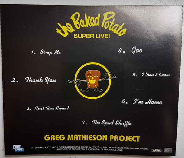 Album herunterladen Greg Mathieson Project - The Baked Potato Super Live
