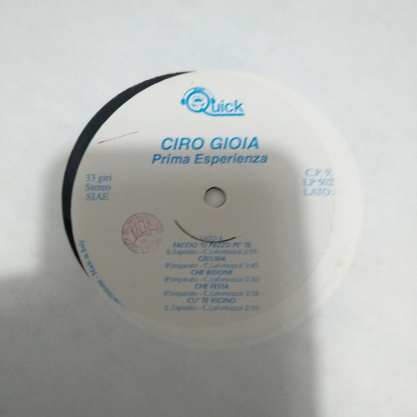 ladda ner album Ciro Gioia - Prima Esperienza