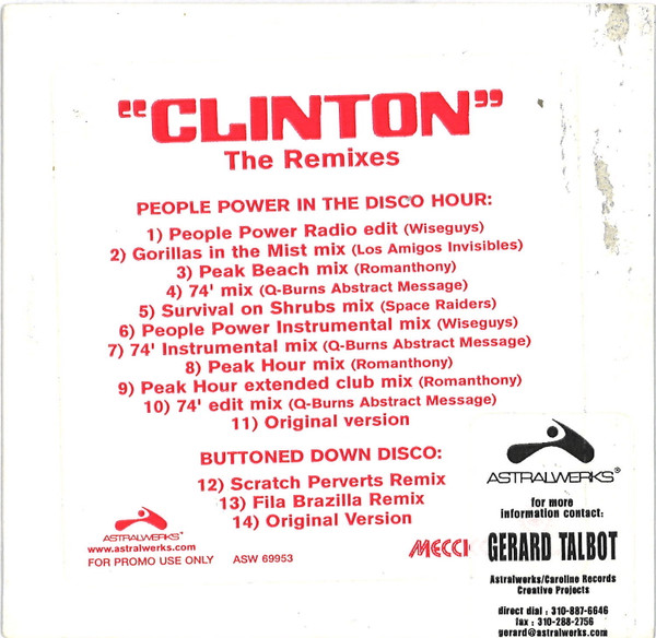 last ned album Clinton - The Remixes