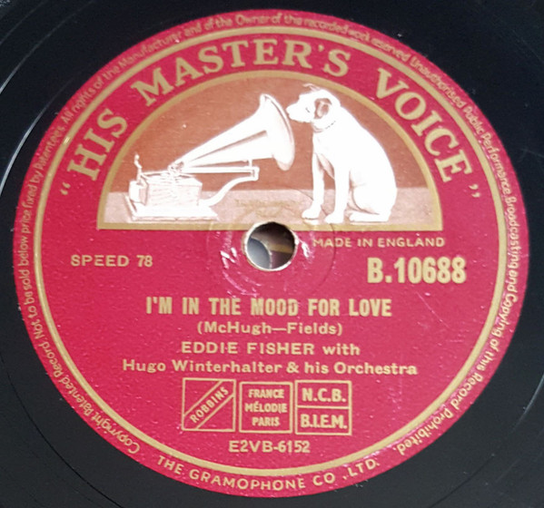 Eddie Fisher I M In The Mood For Love A Girl A Girl Zoom Ba Di Alli Nella Releases Discogs