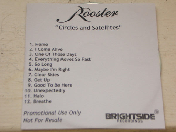 Rooster – Circles And Satellites (CDr) - Discogs