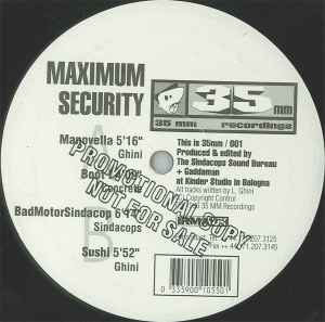 Ghini - Maximum Security album cover