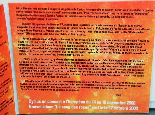 baixar álbum Cyrius - Le Sang Des Roses