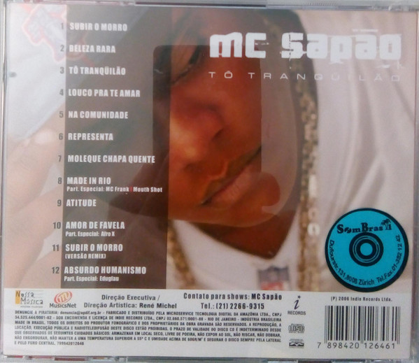 lataa albumi MC Sapão - Tô Tranquilão