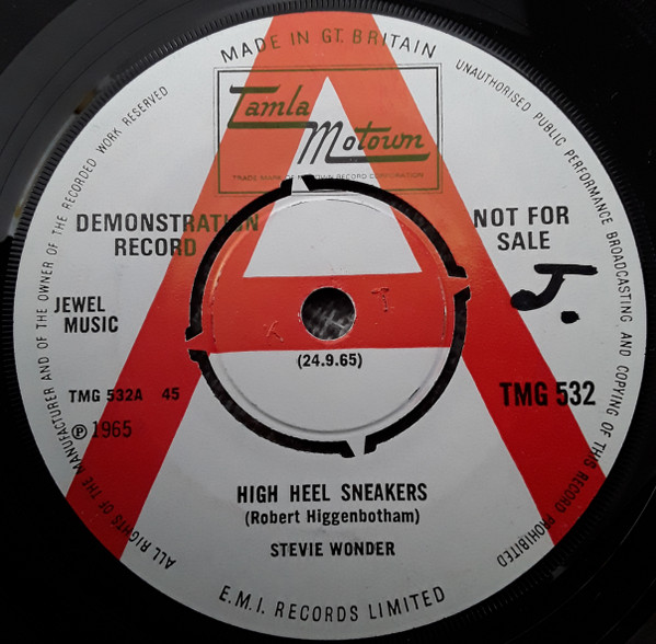Stevie High Heel Sneakers (1965, 4 Prong Centre, Vinyl) - Discogs