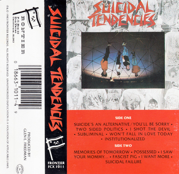Suicidal Tendencies – Suicidal Tendencies (1983, Vinyl) - Discogs