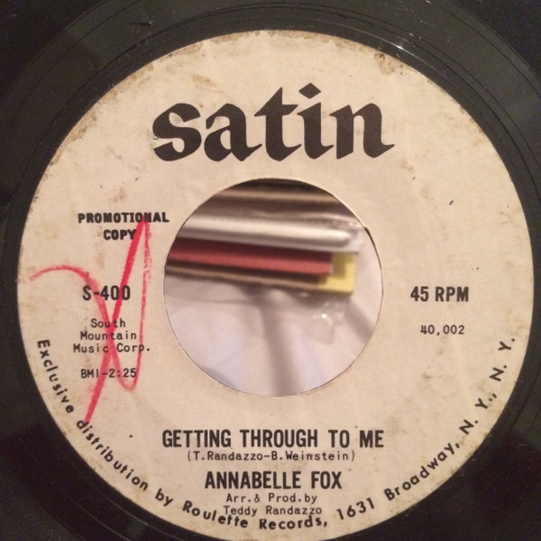 baixar álbum Annabelle Fox - Getting Through To Me