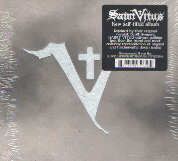 Saint Vitus – Saint Vitus (2019, Clear w/ White Marble, Vinyl