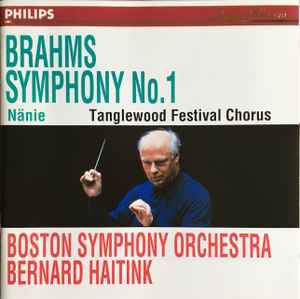 Johannes Brahms - Symphony No. 1 / Nänie album cover