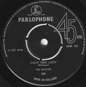Dizzy Miss Lizzy / Yesterday (Vinyl, 7