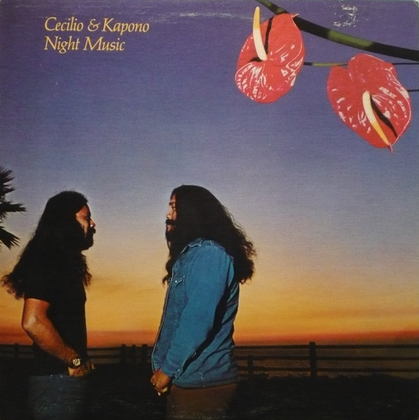 SRS238P67 CECILIO & KAPONO'S NIGHT MUSIC Album  Advert 13X11" COLUMBIA Records 