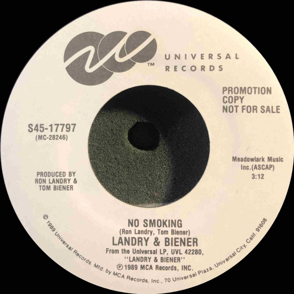 last ned album Landry & Biener - No Smoking Snits