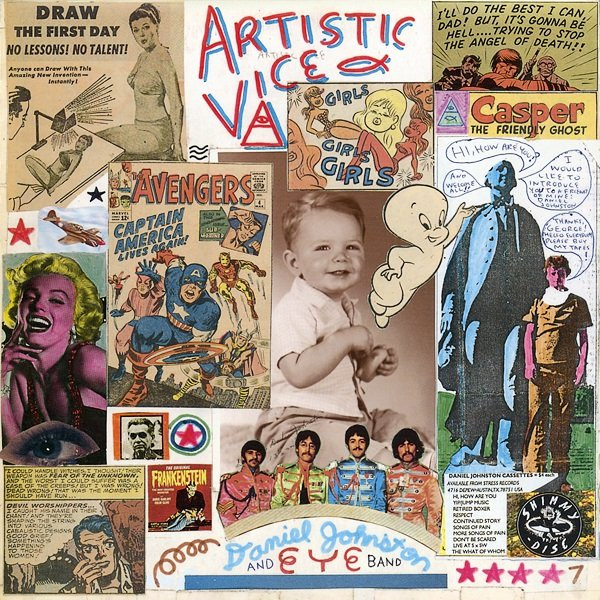 Artistic Vice / Daniel Johnston LP レコード-