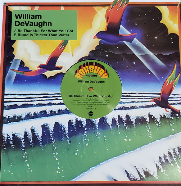 William DeVaughn – Be Thankful For What You Got (2023, Vinyl 