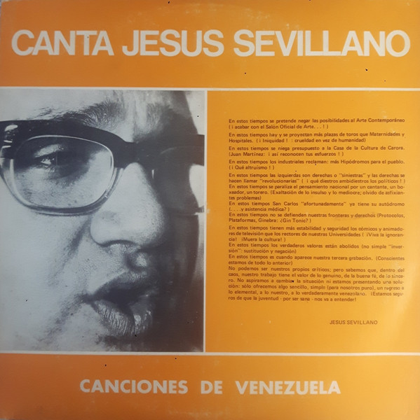 Album herunterladen Jesus Sevillano - Canciones De Venezuela Vol 3