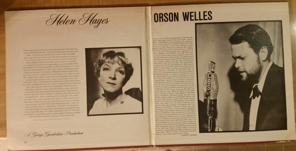 Orson Welles & Helen Hayes - At Their Best | Mark56 Records (829) - 3