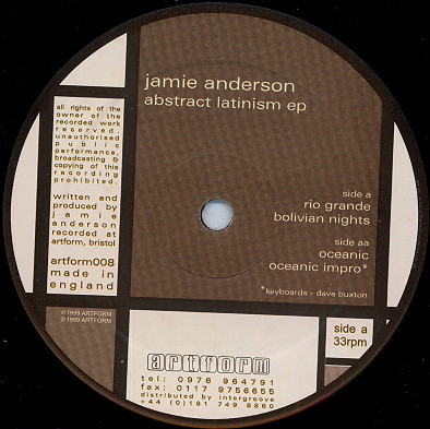 lataa albumi Jamie Anderson - Abstract Latinism EP