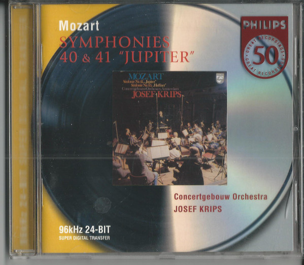 lataa albumi Mozart Concertgebouw Orchestra, Josef Krips - Symphonies 40 41 Jupiter
