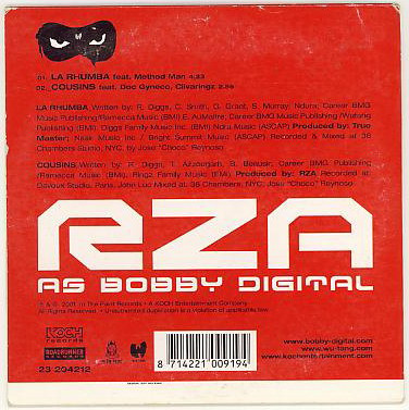 ladda ner album RZA as Bobby Digital - La Rhumba