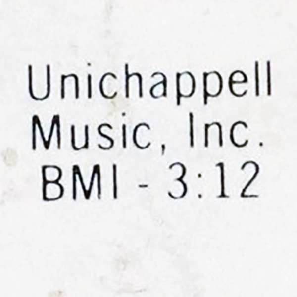 Unichappell Music, Inc. Label | Releases | Discogs
