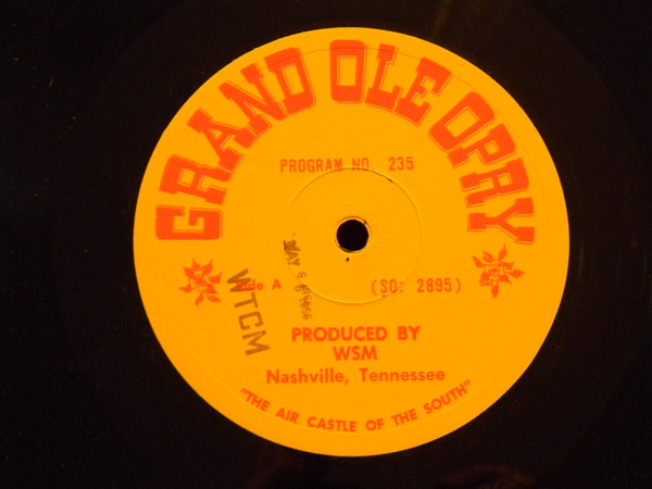 last ned album Various - Grand Ole Opry Program No 235