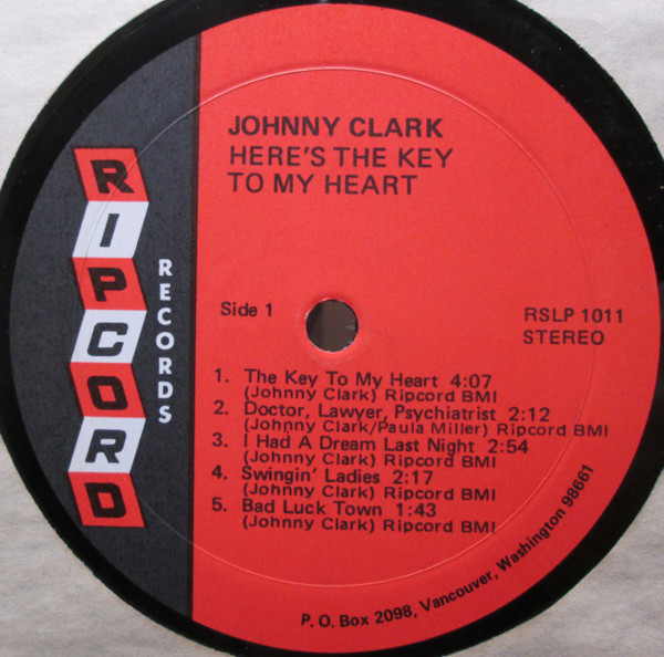 télécharger l'album Johnny Clark - Heres The Key To My Heart