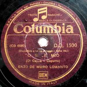 Enzo De Muro Lomanto - O Sole Mio / Serenata Napolitana album cover