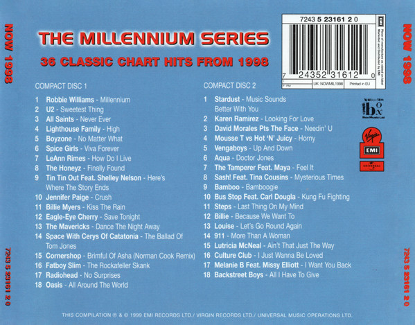 lataa albumi Various - Now Thats What I Call Music 1998 The Millennium Series