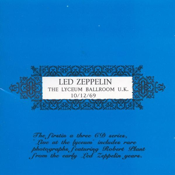 Led Zep – Live At The Lyceum In London (1979, Vinyl) - Discogs