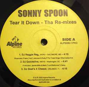 Sonny Spoon - Tear It Down - Tha Re-Mixes album cover