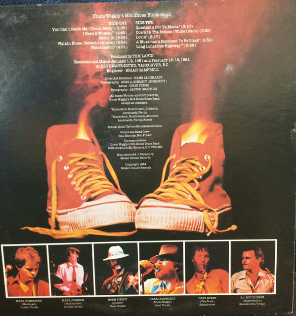 Uncle Wiggly's Hot Shoes Blues Band - Uncle Wiggly's Hot Shoes Blues Band | Mister Deluxe Records (MD-11811) - 2